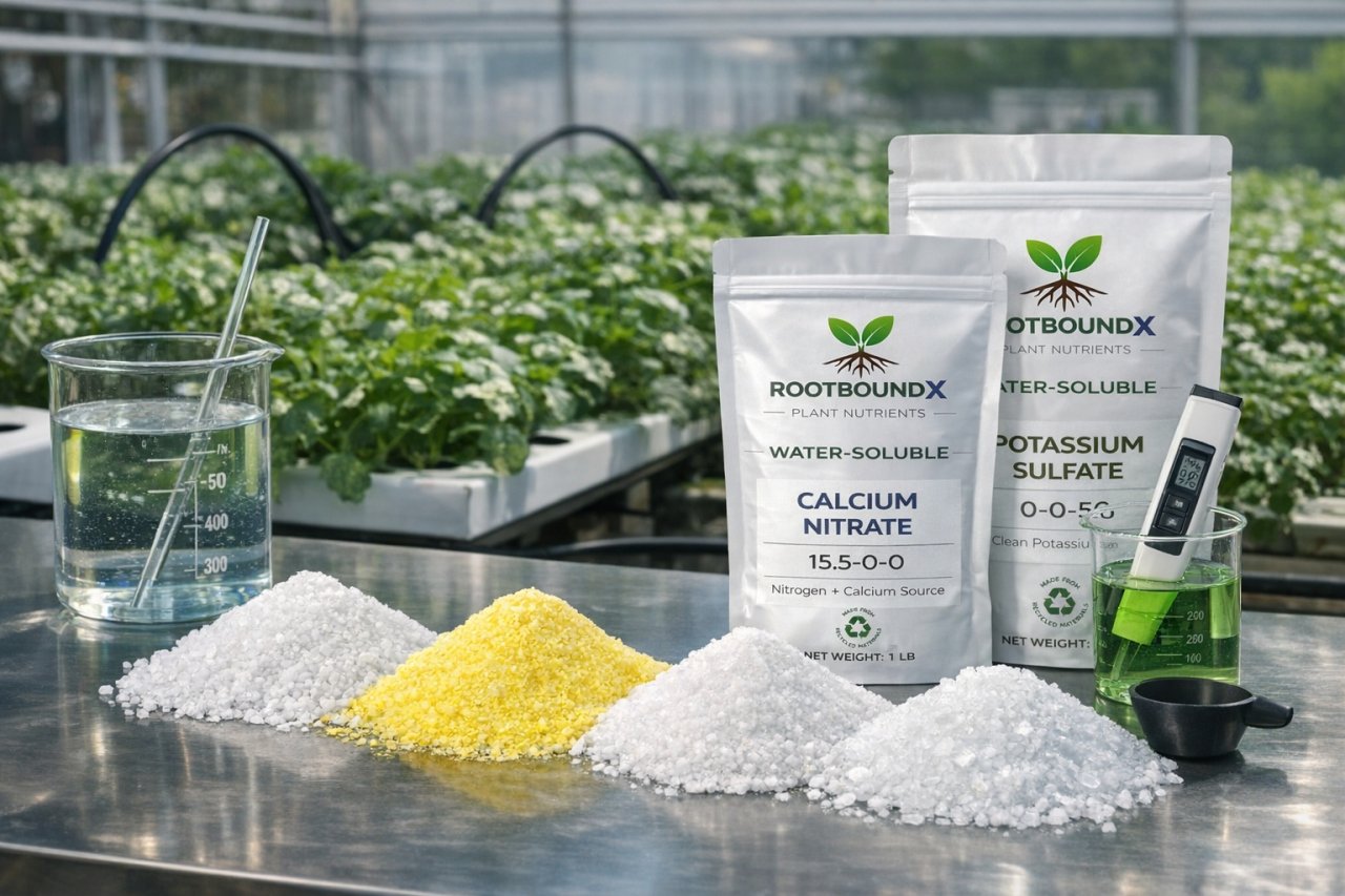 Clean Hydroponic Nutrients Without Fillers | RootboundX