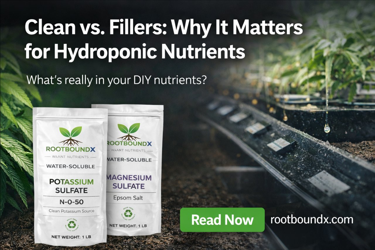 Clean Plant Nutrients vs Fillers | RootboundX