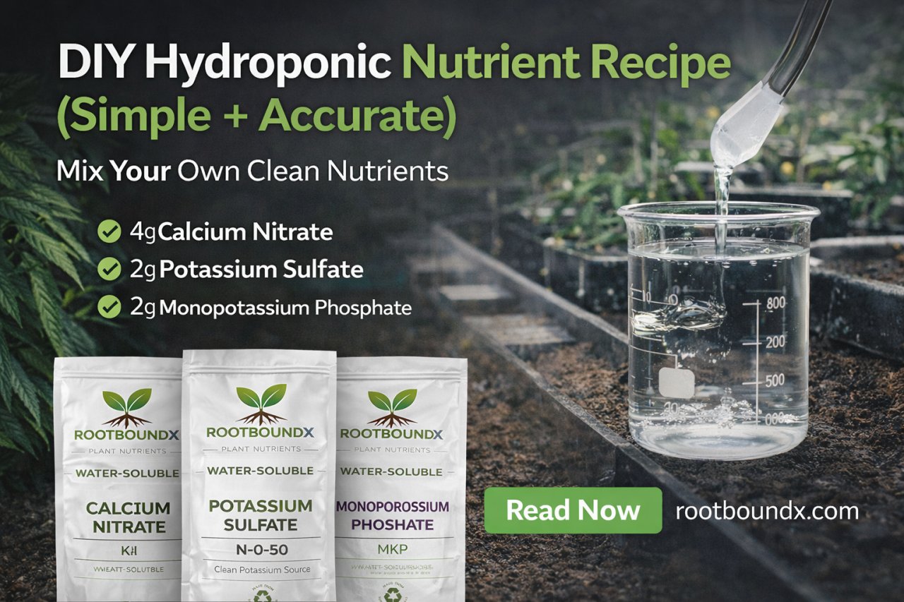 DIY Hydroponic Nutrient Recipe