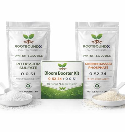 Bloom Booster Fertilizer Kit (0-52-34 + 0-0-51) – Flowering & Yield Nutrient System