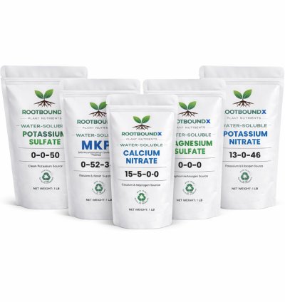 Hydroponic Plant Nutrient Kit 5 lb – Complete Growing System – RootboundX