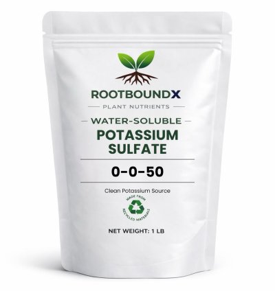 Potassium Sulfate 1 lb – Water Soluble Plant Nutrient – RootboundX